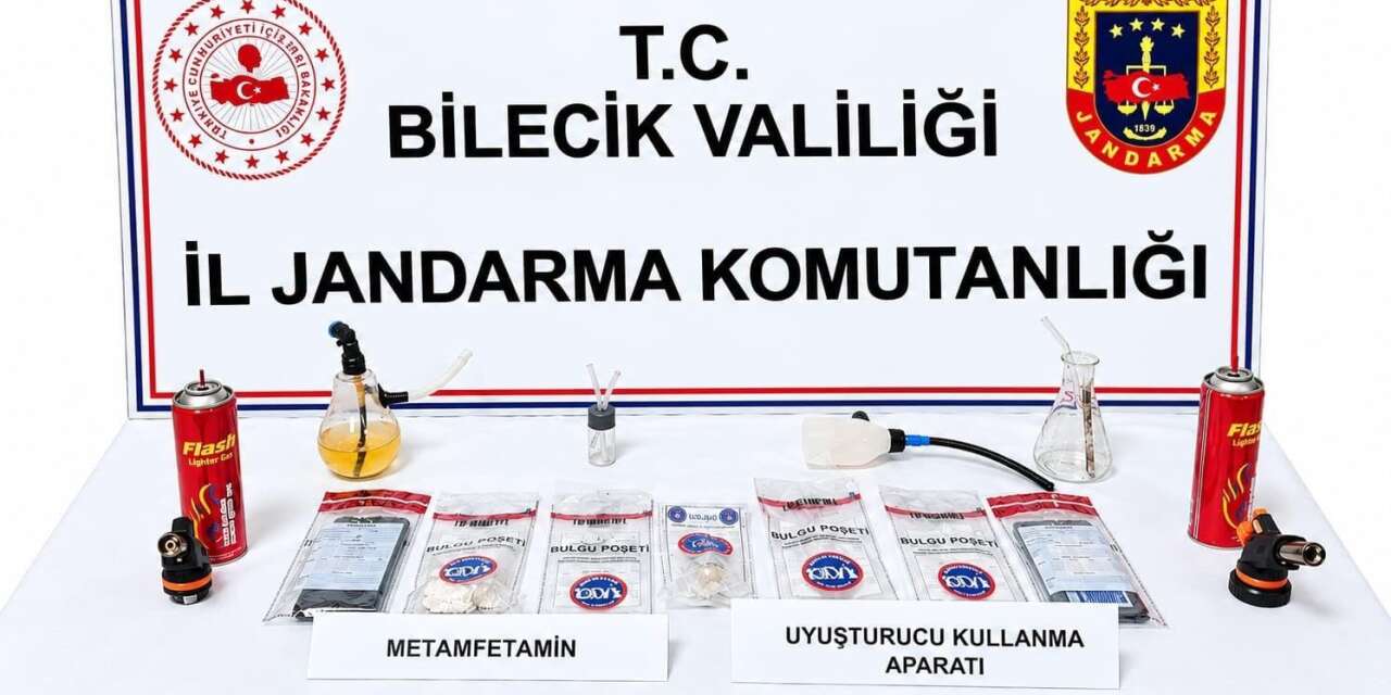 Bilecik’te uyuşturucu operasyonu