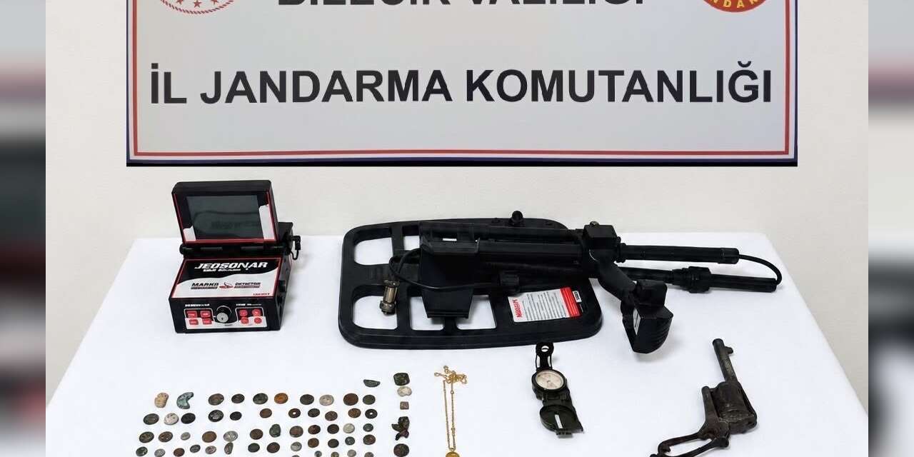Bilecik’te tarihi eser operasyonu: 51 sikke ele geçirildi