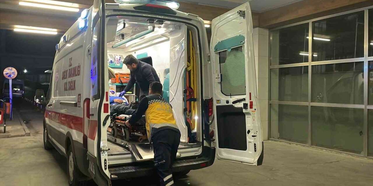 Karaman’da babasının ardından hastaneye giderken domuza çarptı