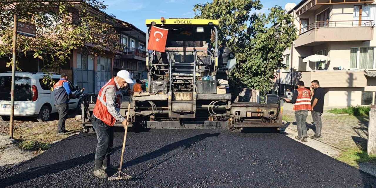 Asfalt çalışmaları 24 saat sistemine döndü