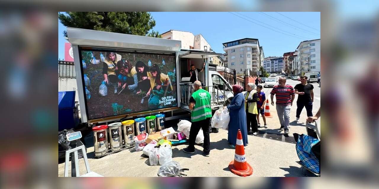 Canik Belediyesi,  sıfır atıkla aile bütçesine katkı sağlıyor