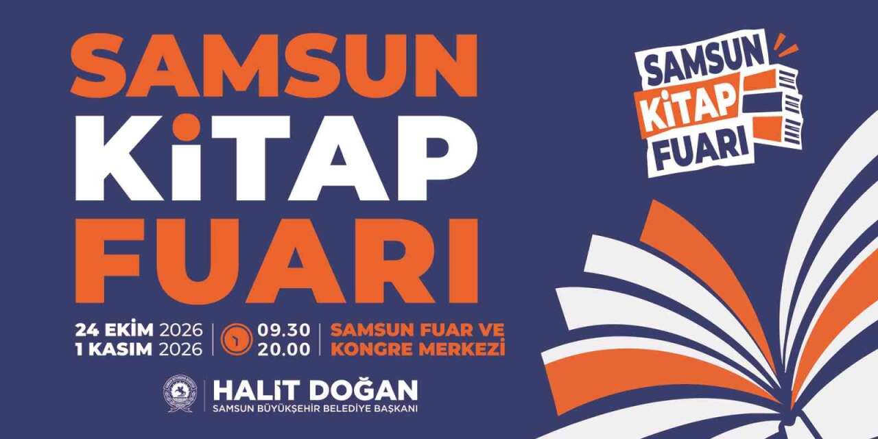 Samsun Kitap Fuarı 24 Ekim’de başlıyor