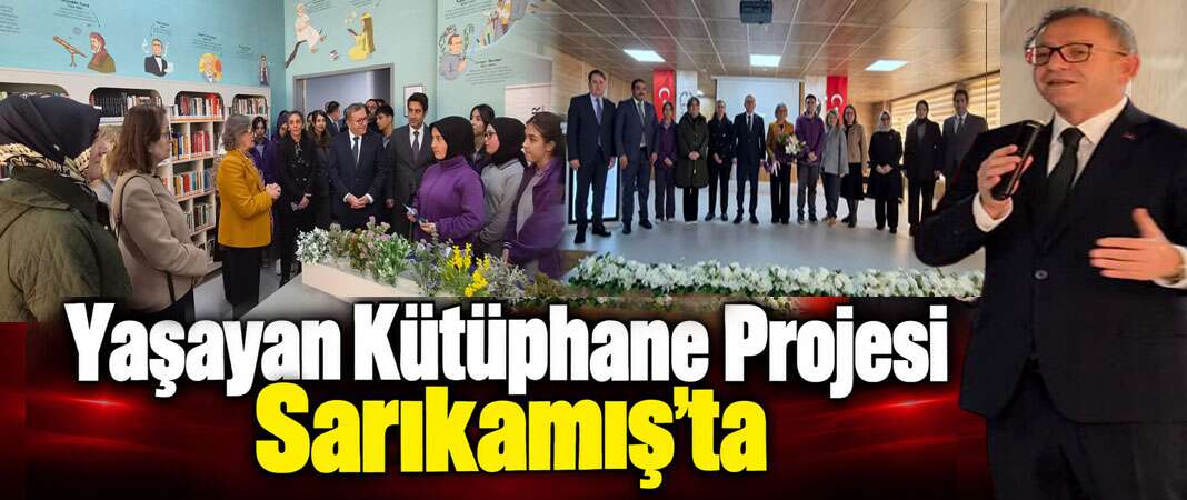 Sarıkamış Fen Lisesi’nde Yaşayan Kütüphane Açıldı