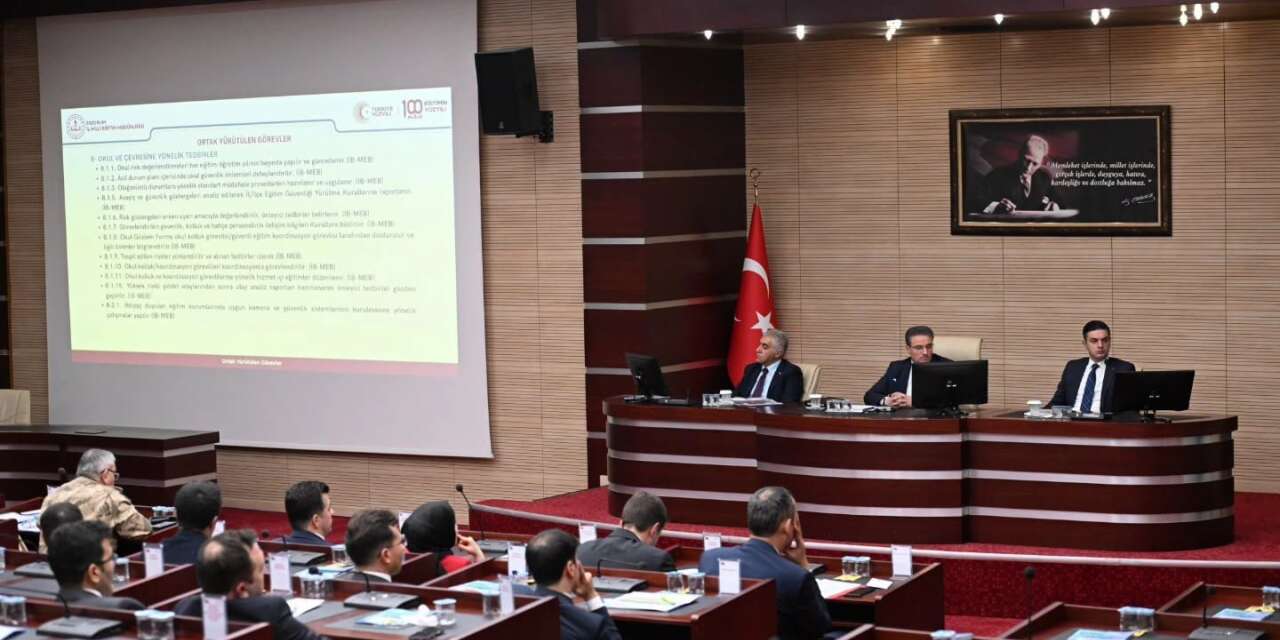 Erzurum’da okul güvenliği masaya yatırıldı