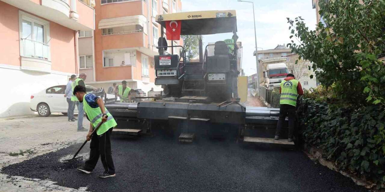 Gebze’de yol bakım ve onarım çalışmaları sürüyor