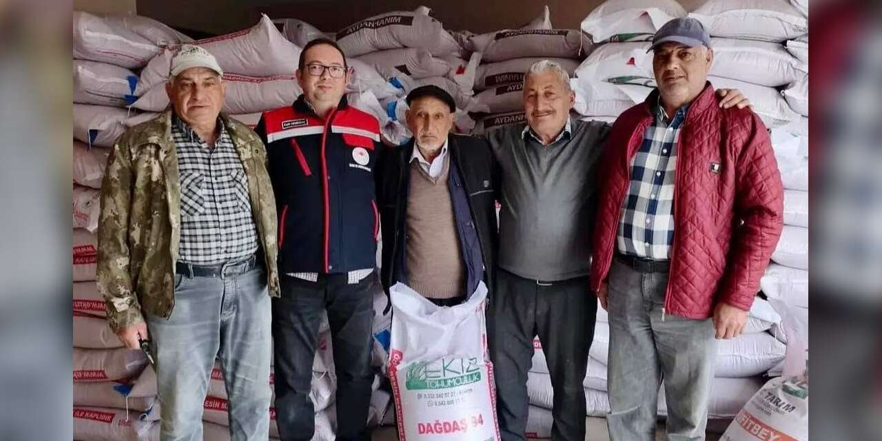 Bayat’ta üreticilere yüzde 50 hibe destekli buğday tohumu dağıtıldı