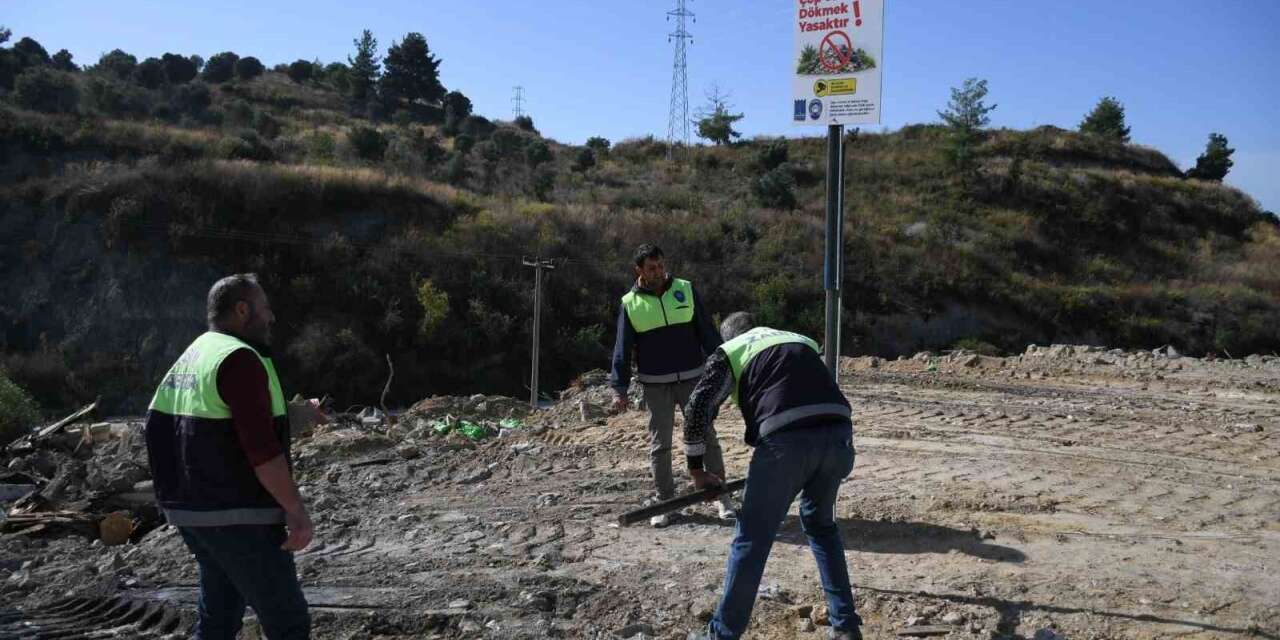Kuşadası Belediyesi’nden kaçak moloz dökümüne karşı seferberlik