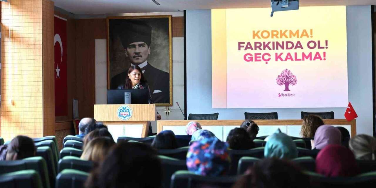ERÜ Hastanelerinde, "Meme Kanseri Farkındalık Konferansı" düzenlendi
