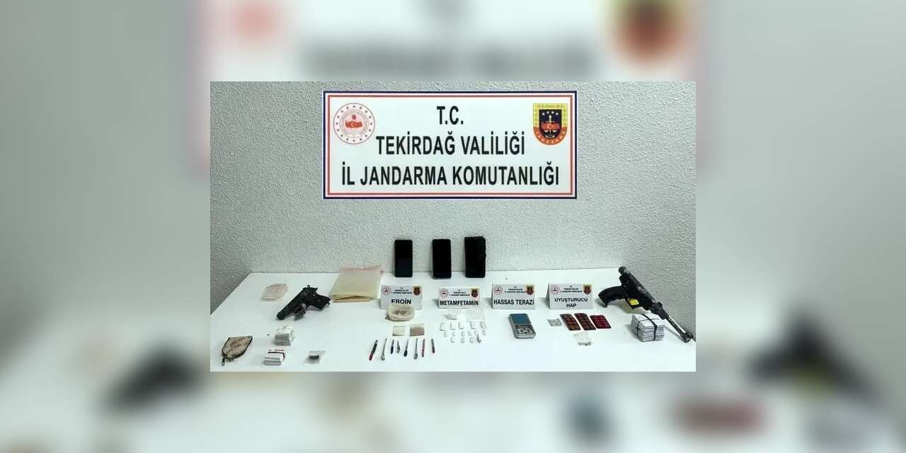 Tekirdağ’da uyuşturucu operasyonu: 1 tutuklama