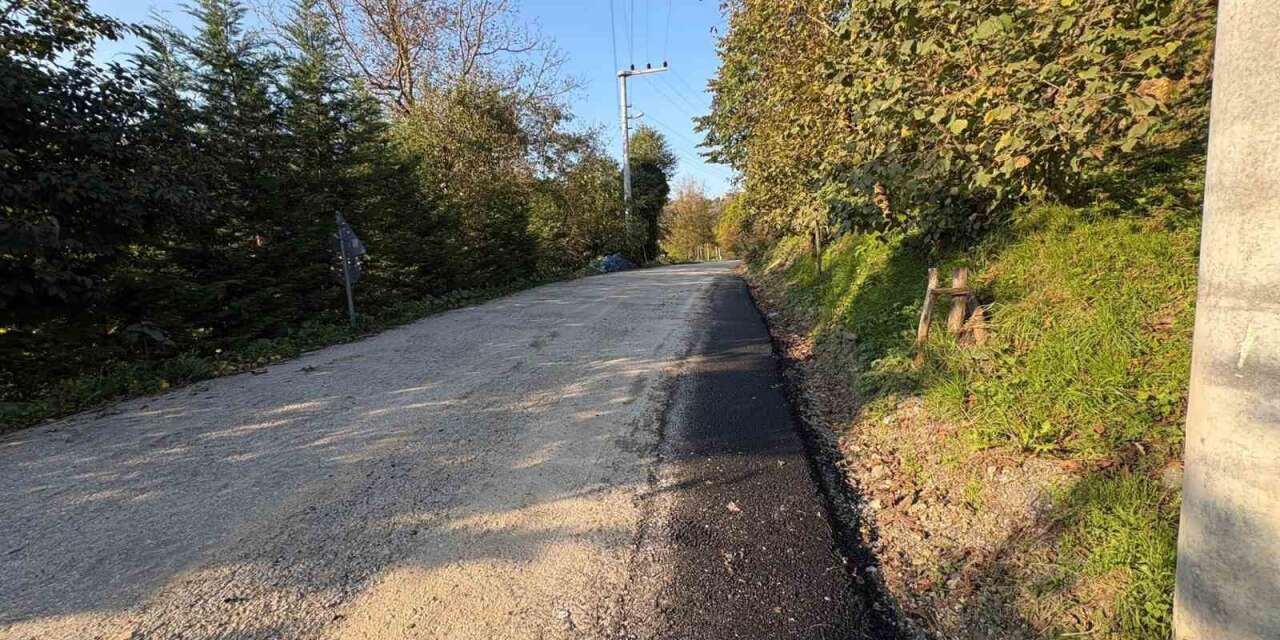 Düzce’de köy yolları kışa hazırlanıyor