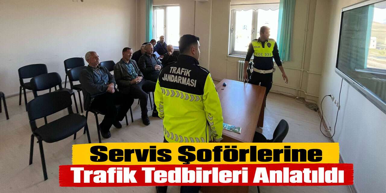 Akyaka’da Okul Servisi Şoförlerine Trafik Eğitimi