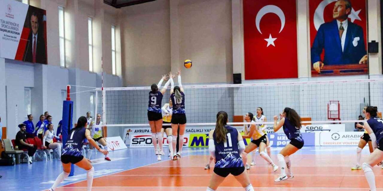 TVF Kadınlar 2. Lig 15. Grup: Kayseri Atletikspor: 3 - Kayseri Cimnastik Spor: 0