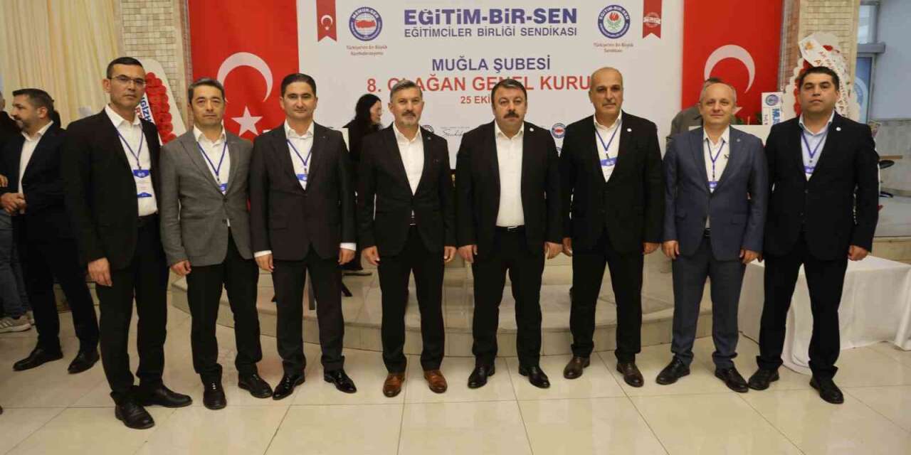Muğla Eğitim-Bir-Sen’de Uçak güven tazeledi