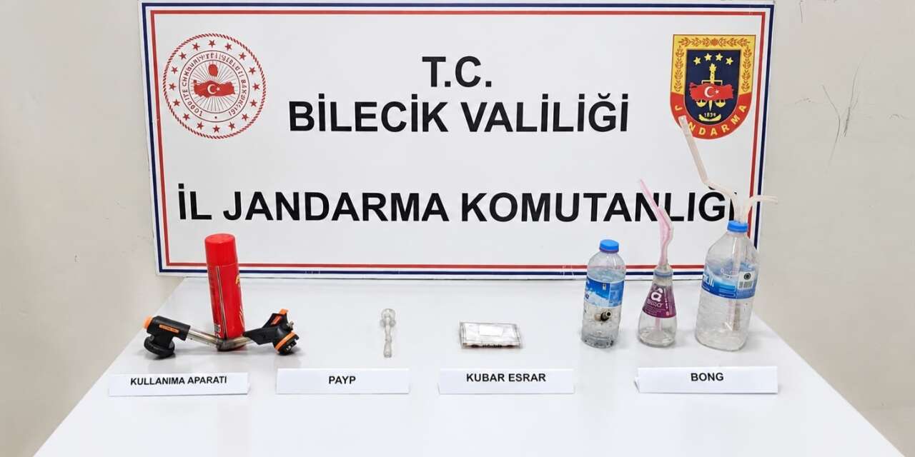 Bilecik’te uyuşturucu operasyonu: 3 gözaltı