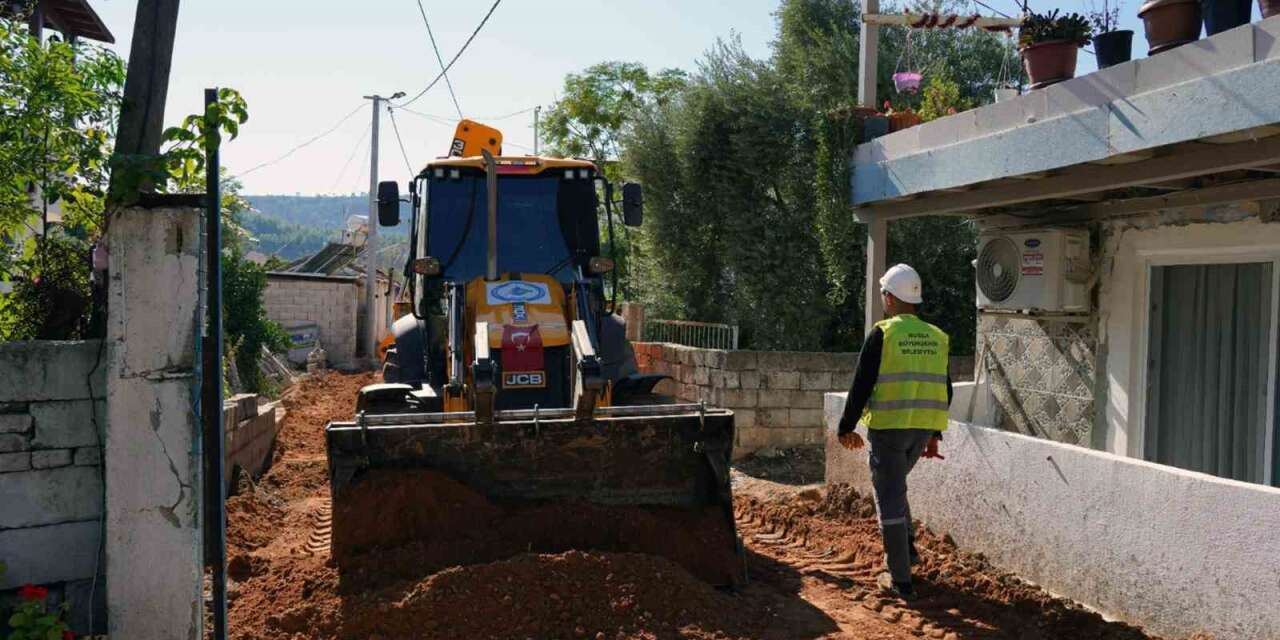Milas Küçükdibekdere’de 5 bin 500 metrelik altyapı yatırımı