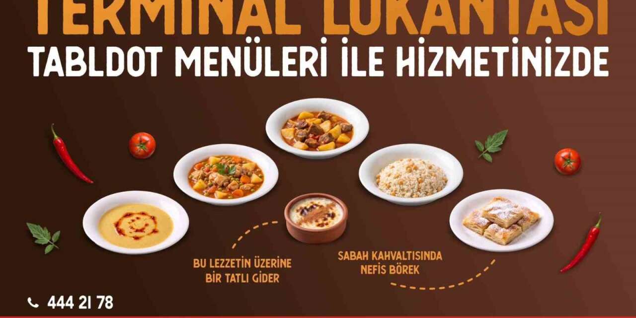 Karabük Belediyesi Terminal Lokantası’nda tabldot menü dönemi