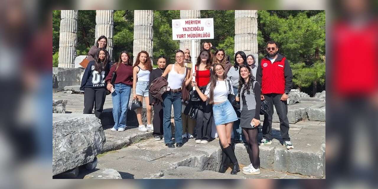 Aydın’da üniversite öğrencileri tarih ve doğayla buluştu