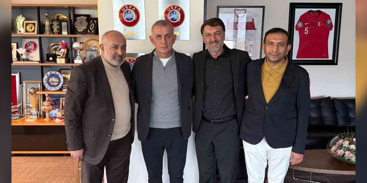 Ali Çamlı’dan TFF Başkanı Hacıosmanoğlu’na ziyaret