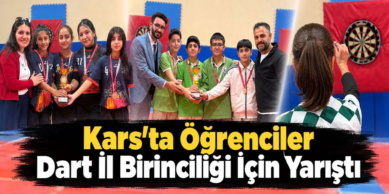 Kars’ta Dart Müsabakalarında Çekişmeli Mücadele