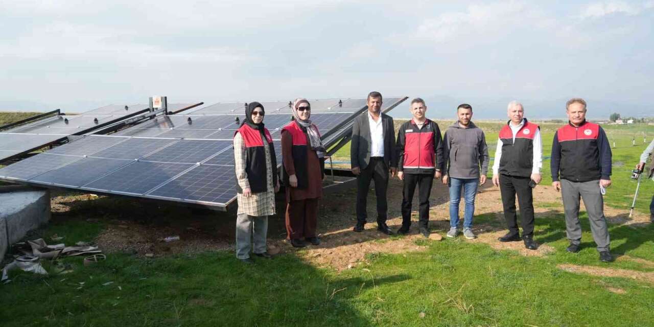 Muş’ta güneş enerjili sulama sistemiyle yakıt maliyeti azalacak