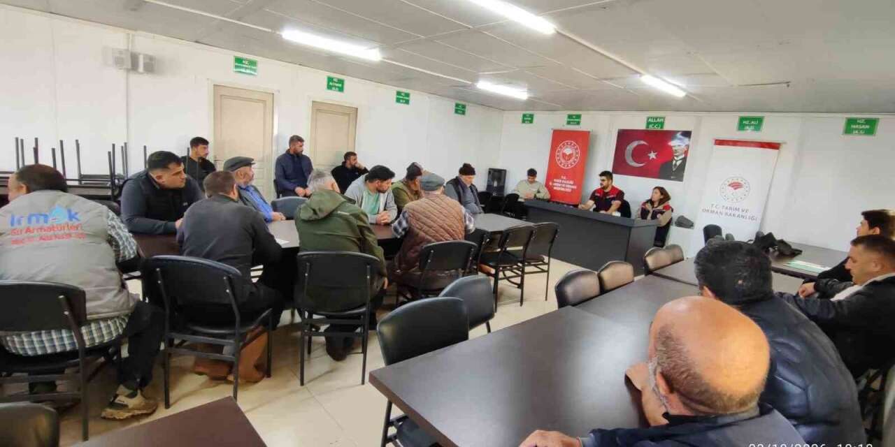 Kars’ta tarım ekipleri üreticinin sorunlarını sahada dinliyor