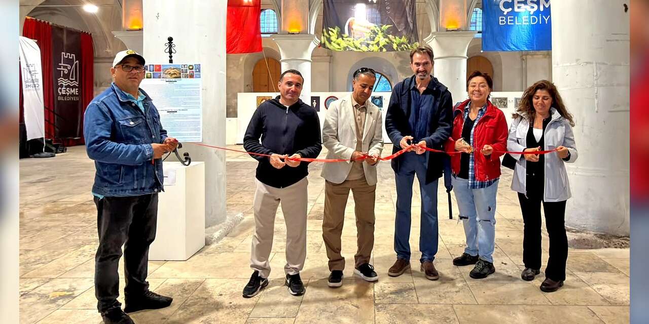 Mitolojiden Ege manzaralarına uzanan sergi Çeşme’de