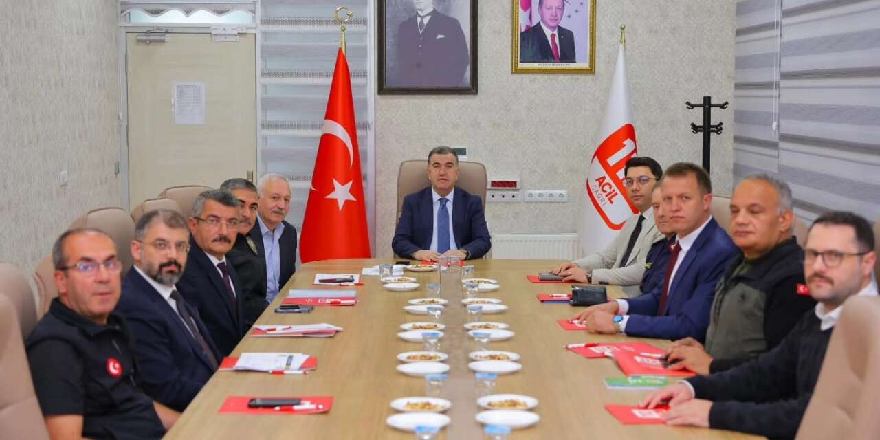 Bayburt’ta 112 Acil Çağrı Merkezi Koordinasyon Toplantısı yapıldı