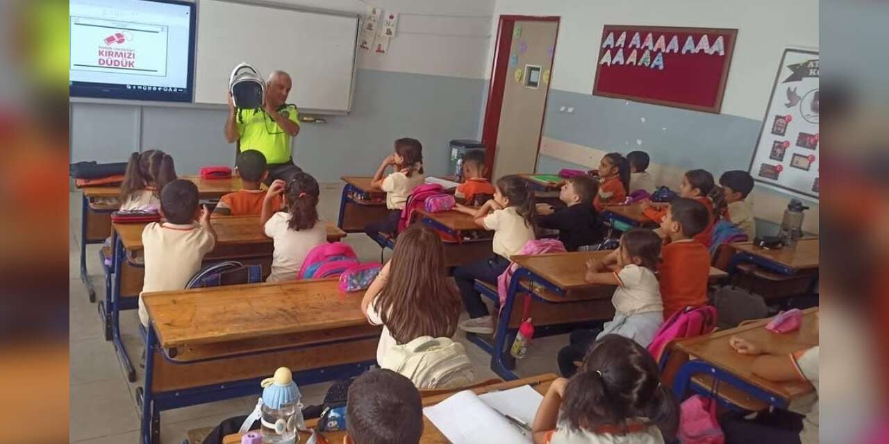 Kilis’te öğrencilere trafik eğitimi