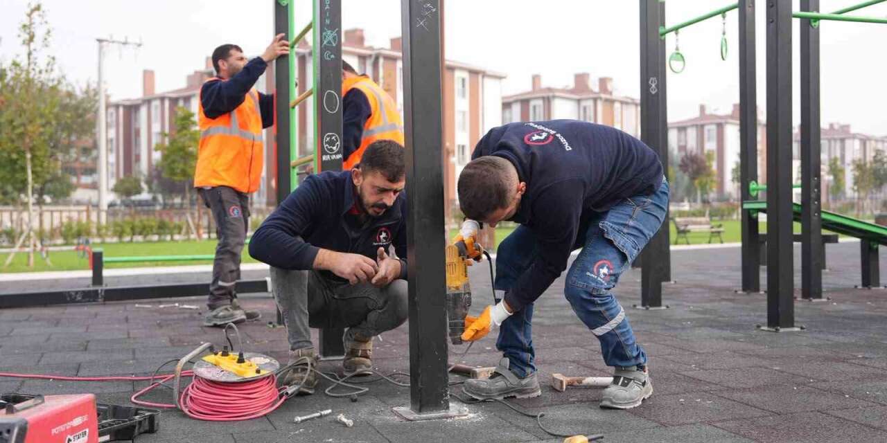 23 Nisan Parkı’nda bakım ve yenileme çalışmaları başladı