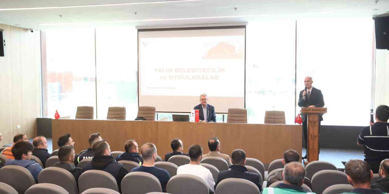 İnegöl Belediyesi’nden personele 2. yalın temelleri eğitimi