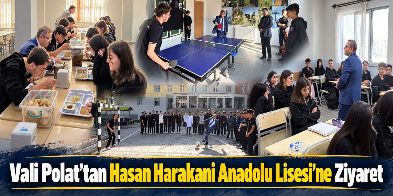 Kars Valisi Ziya Polat’tan Hasan Harakani Anadolu Lisesi’ne Ziyaret