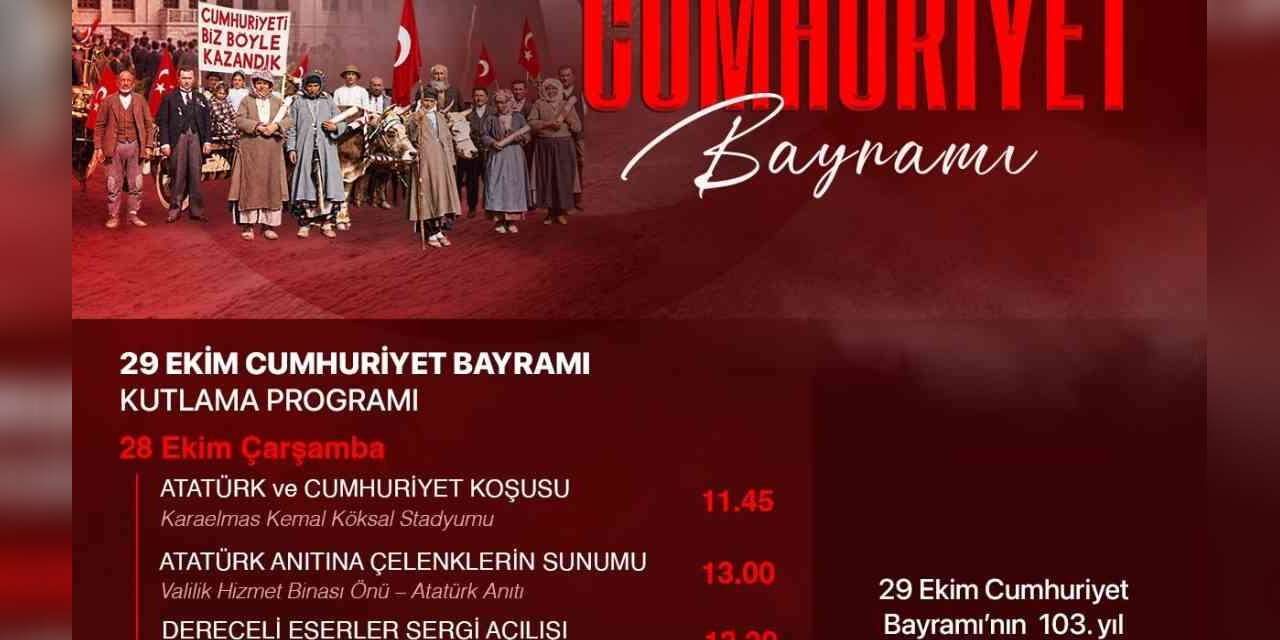 Zonguldak’ta Cumhuriyet Bayramı kutlamaları iki gün sürecek