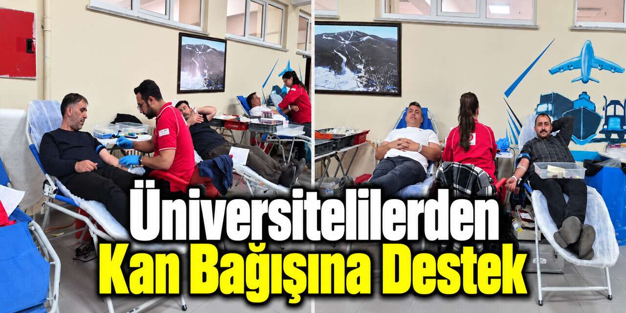 Sarıkamış’ta üniversite öğrencilerinden Kızılay’a kan bağışı desteği