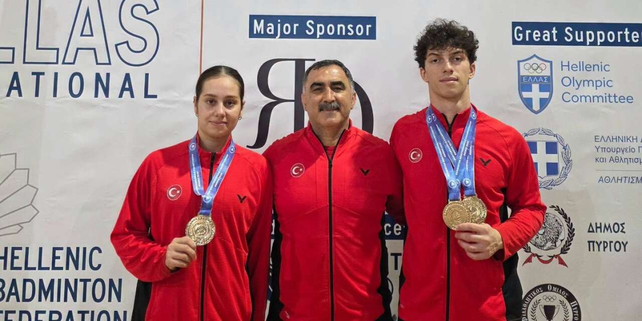 Erzincanlı badmintonculardan uluslararası şampiyonluk