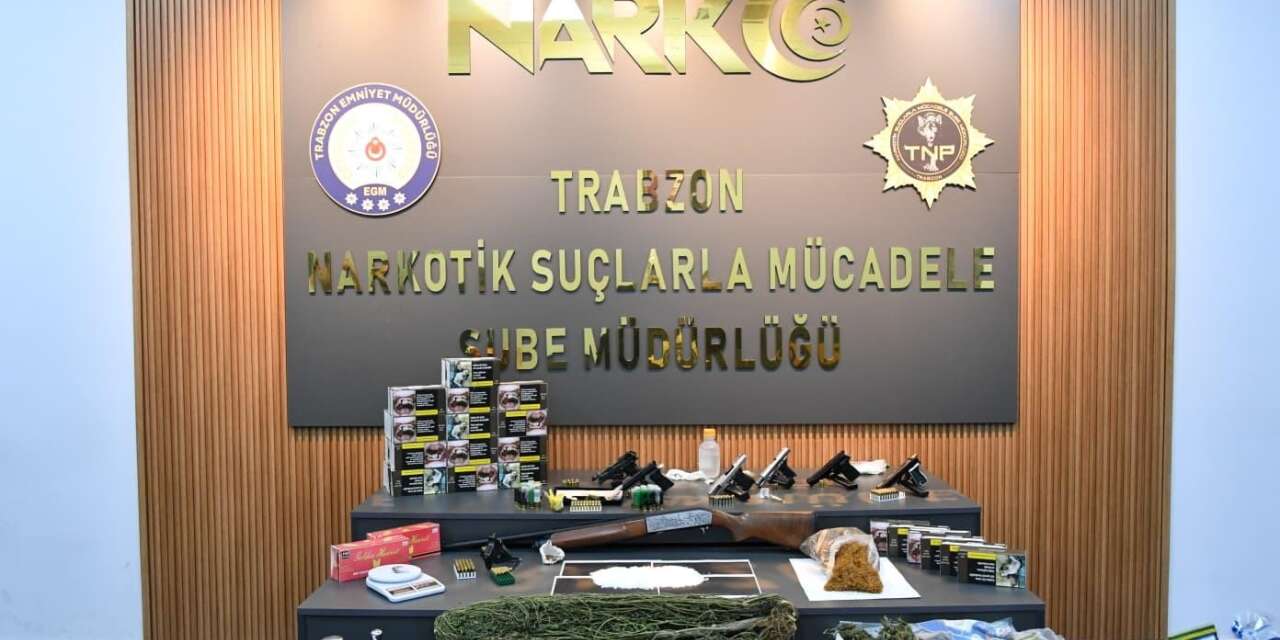 Trabzon’da 5 aylık takip uyuşturucu operasyonu ile sonuçlandı: 45 gözaltı