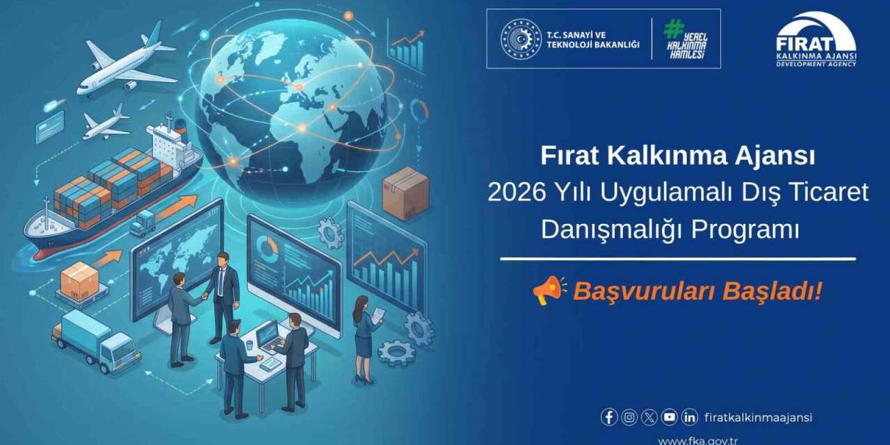 Fırat Kalkınma Ajansından işletmelere uygulamalı dış ticaret danışmanlığı desteği