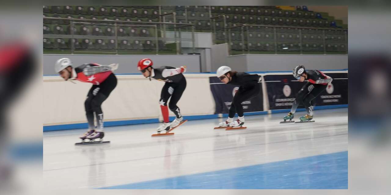 Erzurum’da short track heyecanı başlıyor: 43 kulüpten 217 sporcu pistte