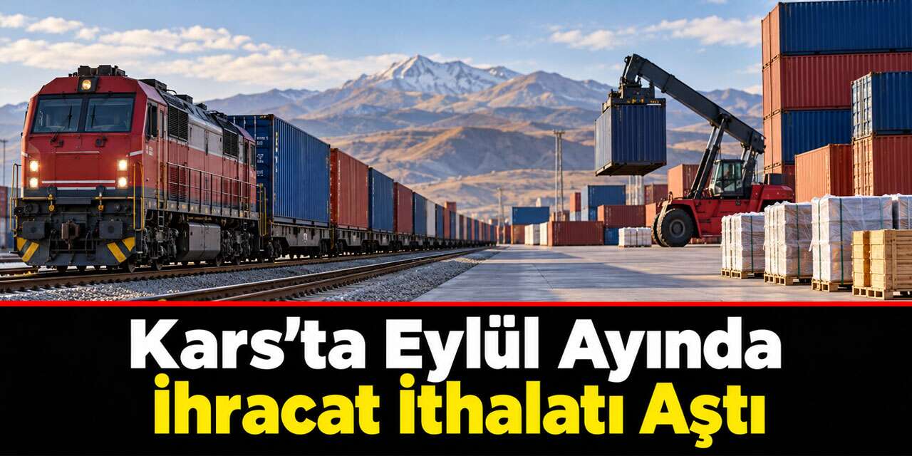Kars’ta Eylül Ayında İhracat İthalatı Aştı