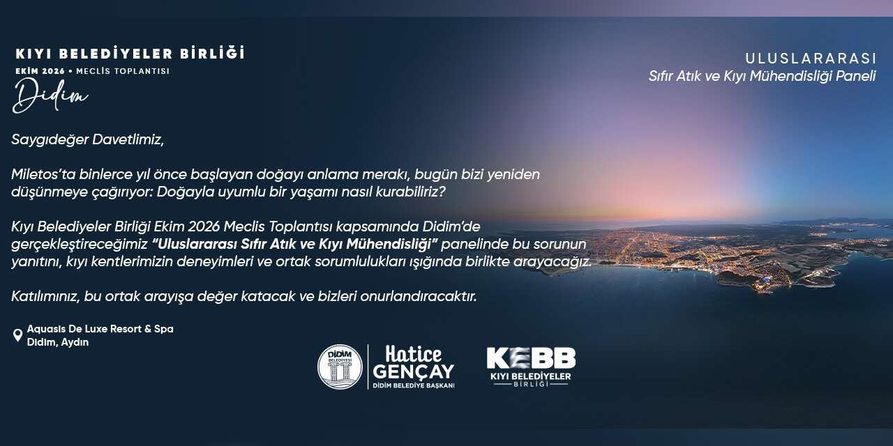 Didim Belediyesi, Kıyı Belediyeler Birliği toplantısına ev sahipliği yapacak