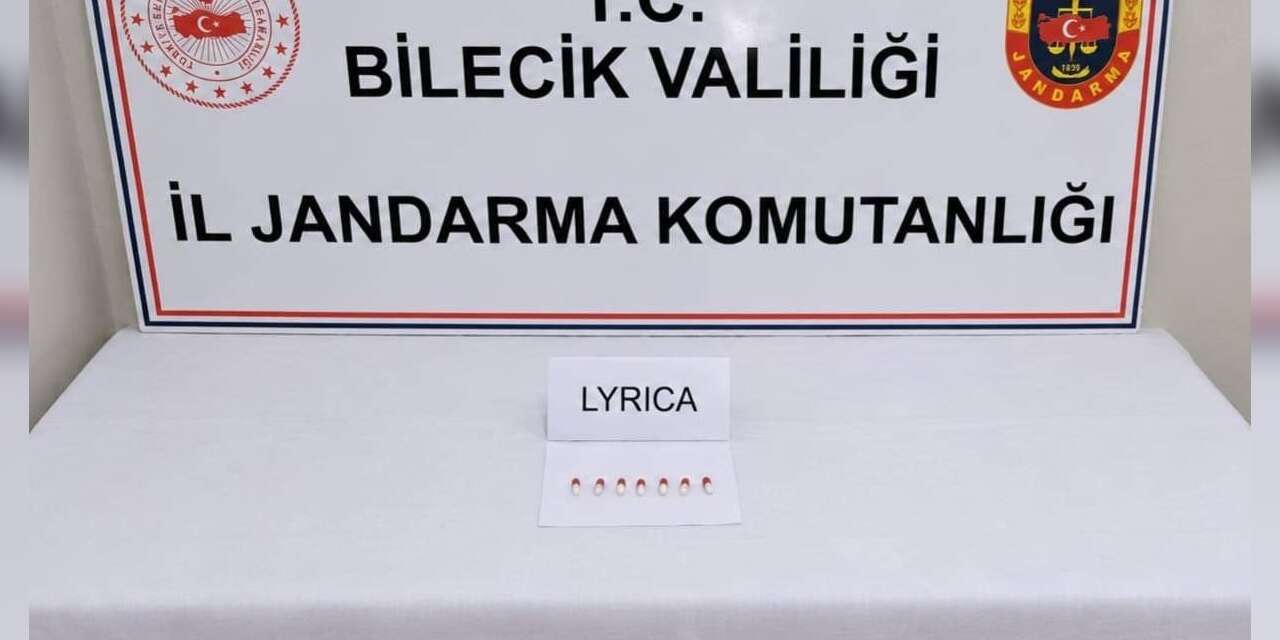 Bilecik’te yol kontrolünde uyuşturucu hap ele geçirildi
