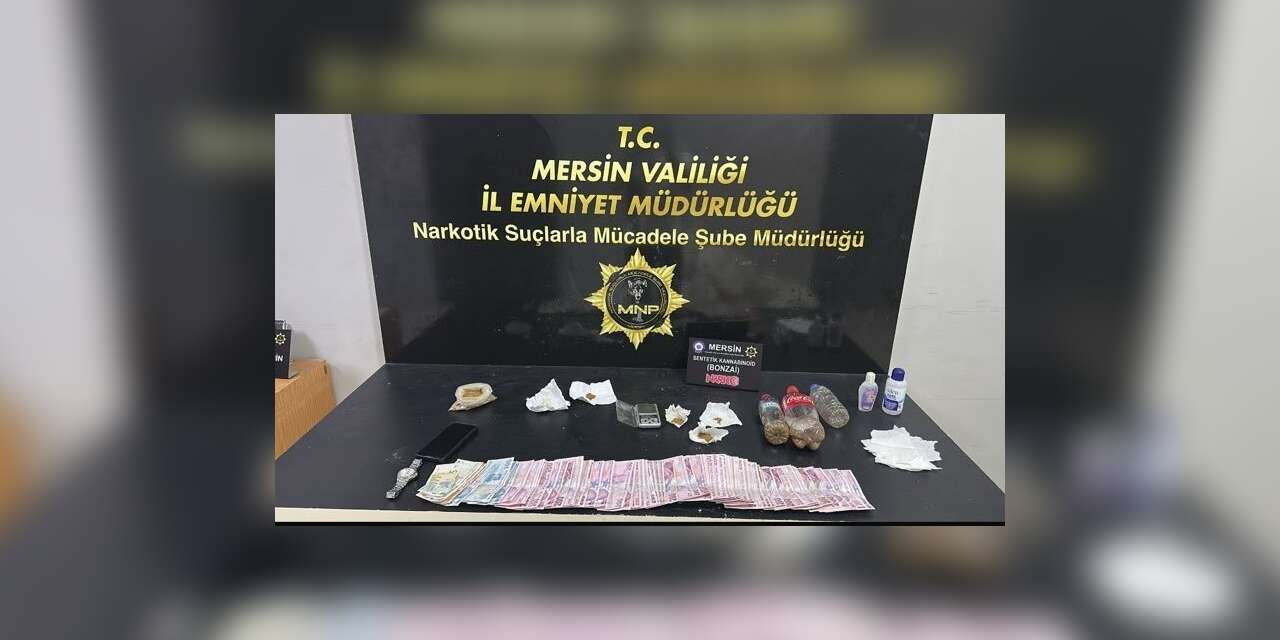 Mersin’de uyuşturucu operasyonu: 2 tutuklama