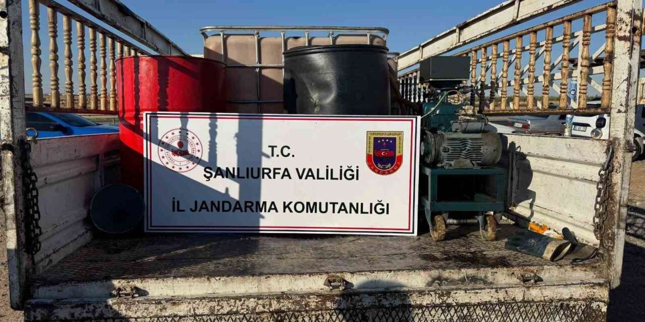 Viranşehir’de 650 litre kaçak akaryakıt ele geçirildi