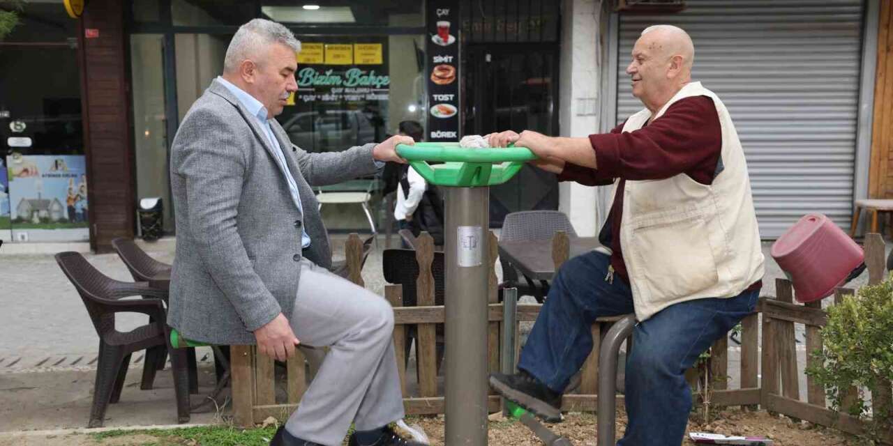 Şehzadeler’de mahallelinin spor aleti talebi karşılık buldu