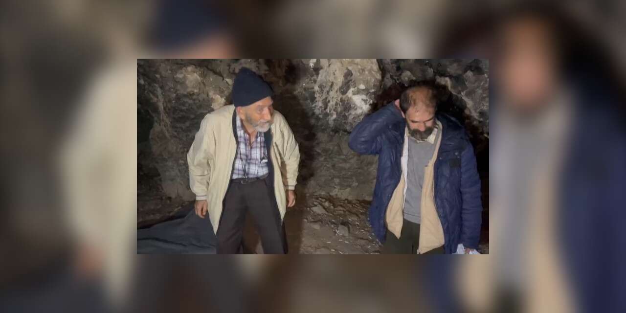 Uludağ’da mağarada yaşayan adamın hikâyesi mutlu sonla bitti;