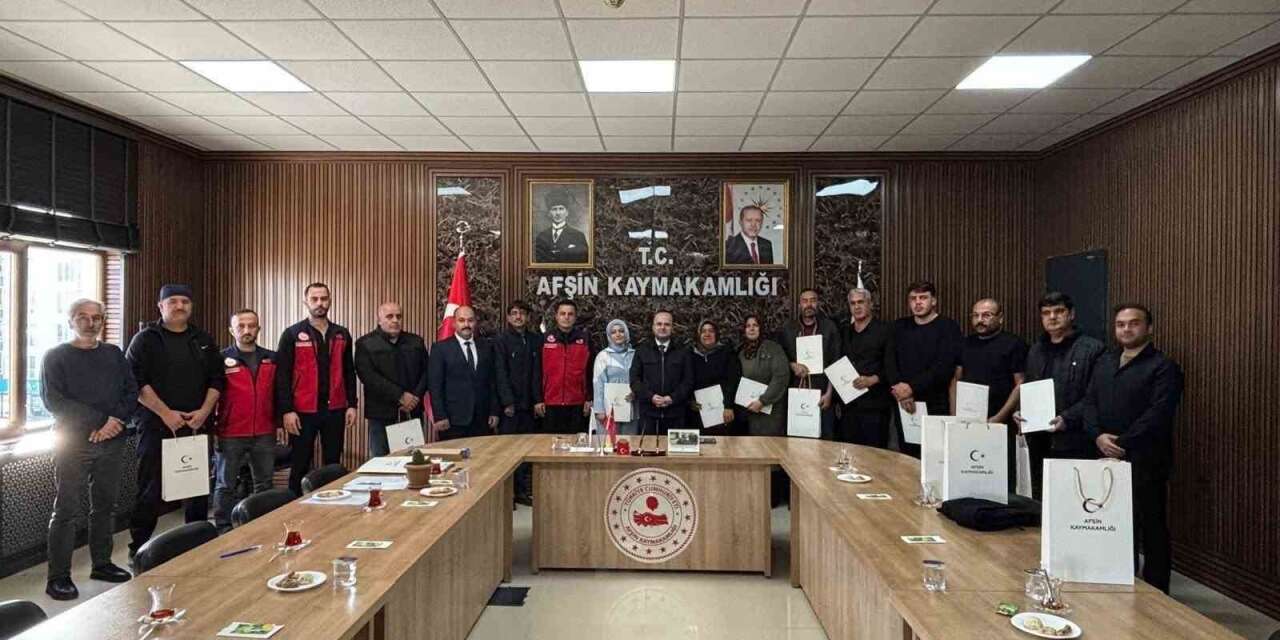 Afşin’de modern sulama eğitimi tamamlandı