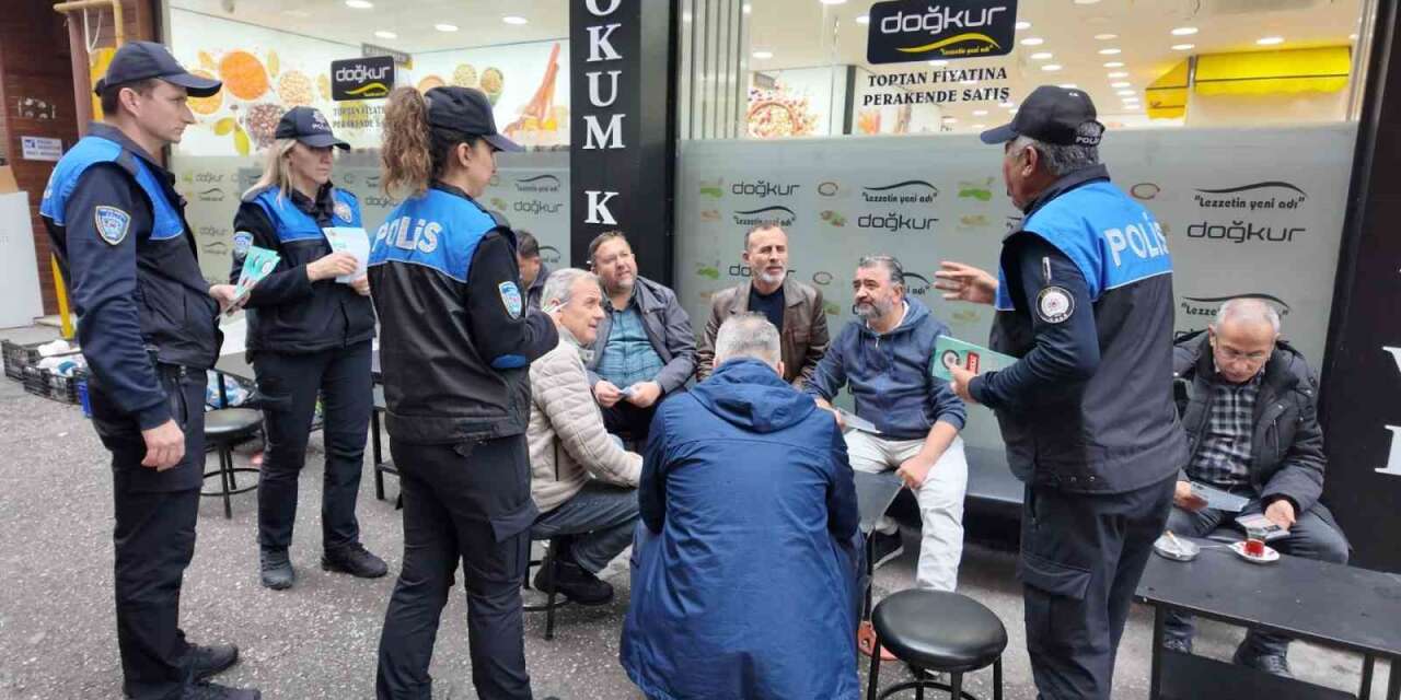 Esnaf ve vatandaşa güvenlik bilgilendirmesi