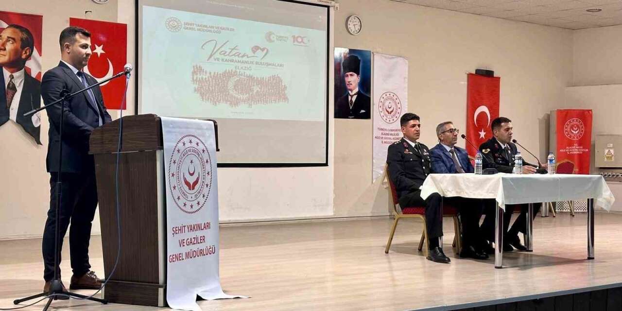 Şehit babası ve gaziler liselilerle bir araya geldi