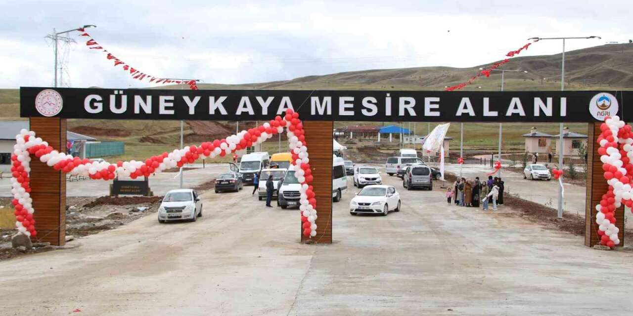Eleşkirt Güneykaya mesire alanı törenle hizmete açıldı
