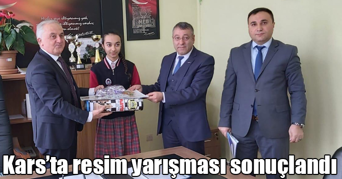 Kars’ta resim yarışması sonuçlandı