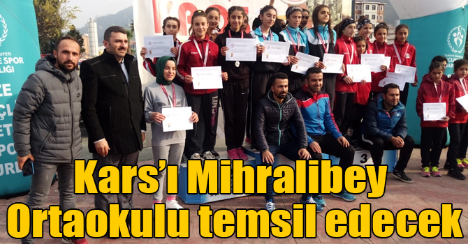 Türkiye Şampiyonasında Kars’ı Mihralibey Ortaokulu temsil edecek